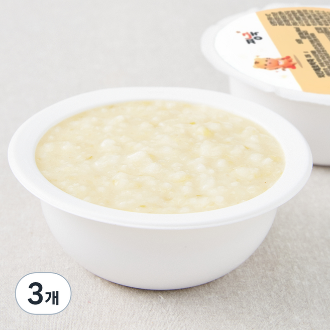 짱죽 중기 8개월 부터 이유식 죽, 혼합맛(치킨 / 애호박), 200g, 3개
