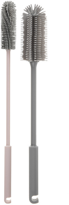 코멧 실리콘 병 세척솔 세트, 1세트