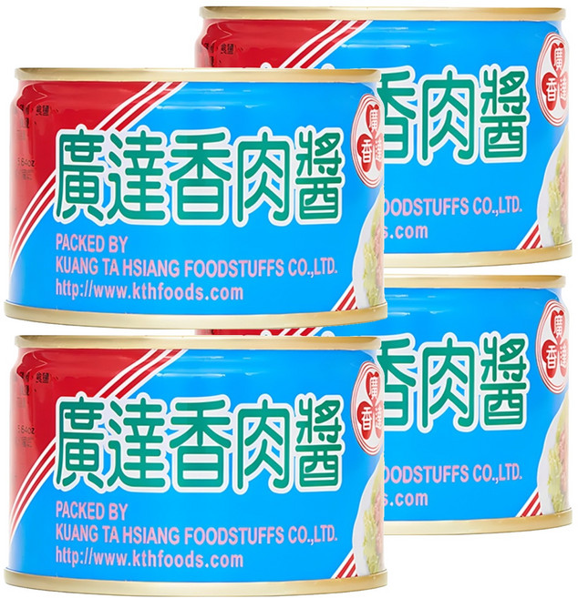 廣達香 肉醬 開罐即食 無添加防腐劑 味精和人工色素, 160g, 4罐