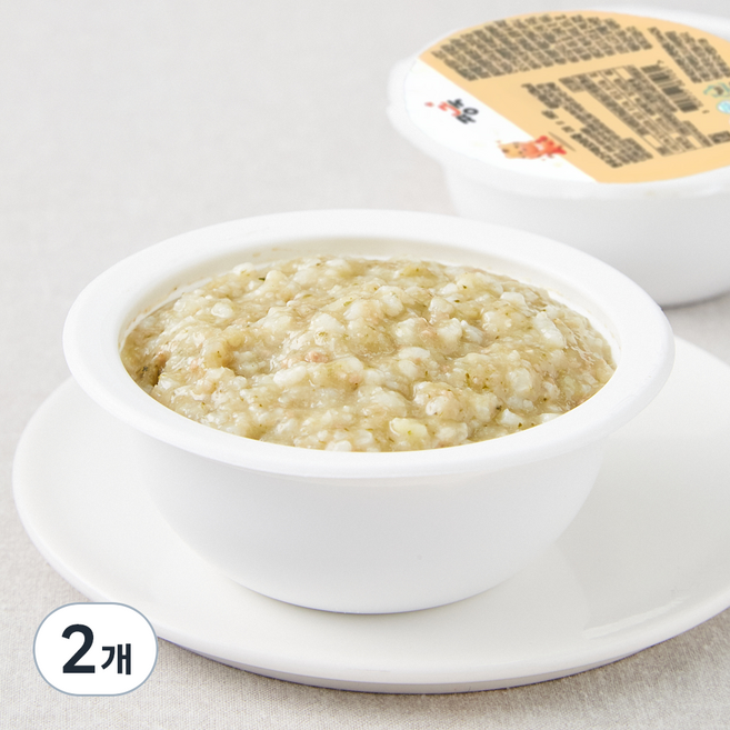 짱죽 중기 8개월 부터 이유식 죽, 혼합맛(한우 / 고구마 / 오이), 200g, 2개