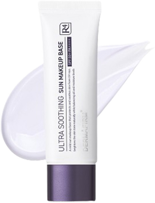 더마펌 울트라 수딩 선 메이크업 베이스 R4 50ml, 화이트, 1개