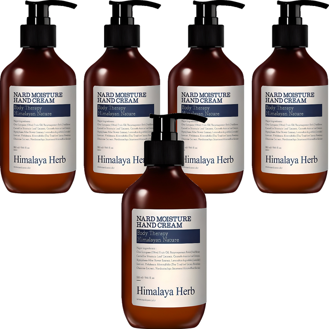 나드 모이스처 핸드크림 라벤더머스크향, 280ml, 5개