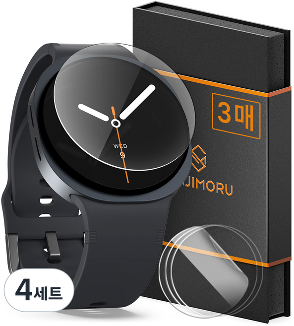 신지모루 풀커버 자가복원 TPU 액정보호필름 3P, 4세트
