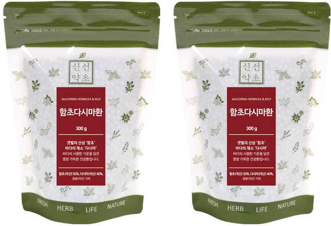 신선약초 함초다시마환, 2개, 300g