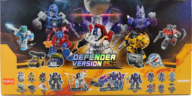 BLOKEES 布魯可 變形金剛可動積木公仔 星辰版 第五彈 款式隨機 12個, 1套