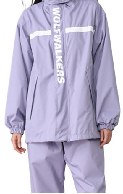WOLF WALKERS 兩件式雨衣, 香芋紫