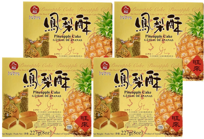 九福 鳳梨酥, 227g, 4盒