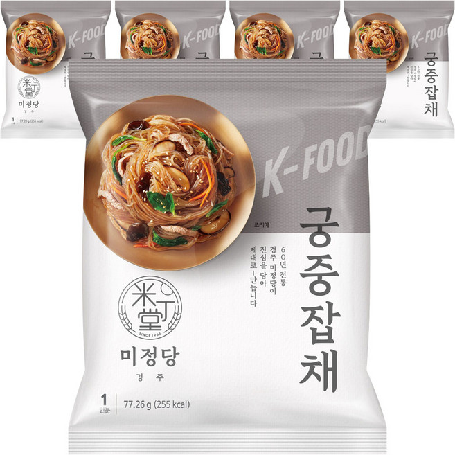 미정당 궁중잡채 77.26g, 5개