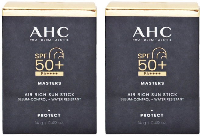 AHC 極致防禦零油光防曬棒, 14g, 2個