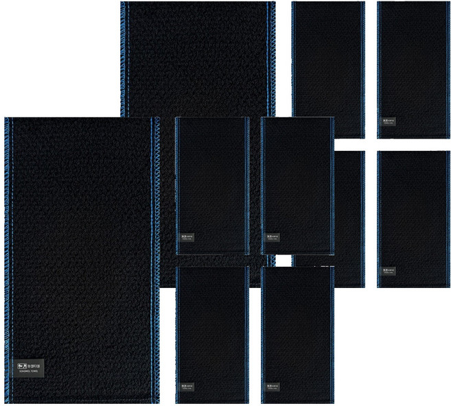 송월타월 때밀이 70, 블랙, 5개입, 2개