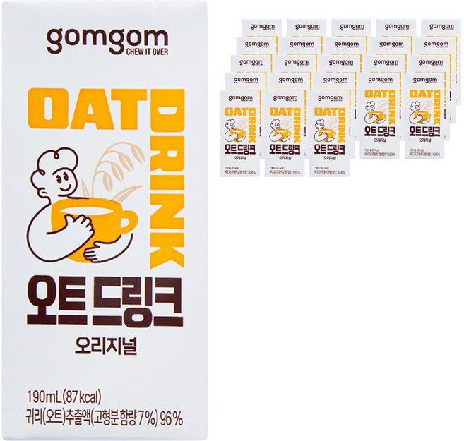 곰곰 오트드링크 오리지널, 24개, 190ml