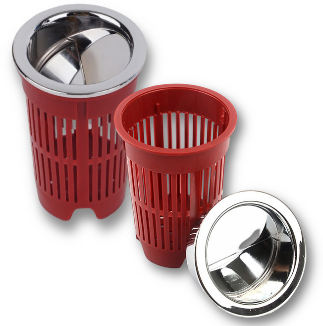 올데잇 자동개폐 배수구 덮개 냄새제거 트랩 소형 배수구망, 실버, 2개