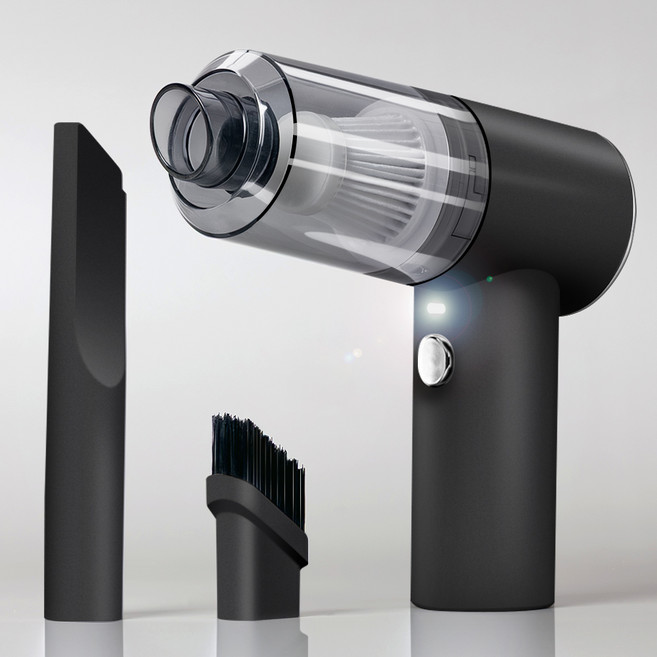 홈플래닛 휴대용 미니 핸디 청소기 CPVC01-BK, 블랙, CPVC01