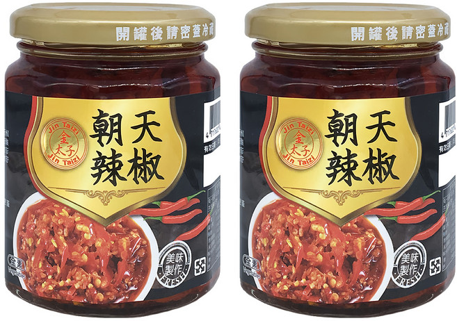 金太子 朝天辣椒, 240g, 2罐