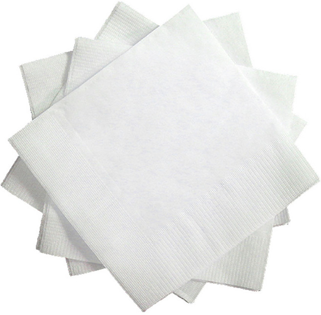 냅킨공장 칵테일 무지 일회용 냅킨, White, 1개, 10000개입
