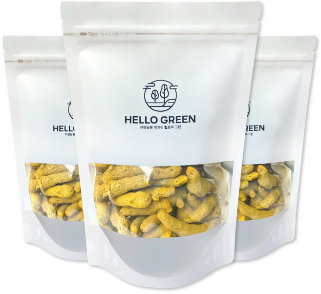 Hello Green 薑黃, 3個, 600g