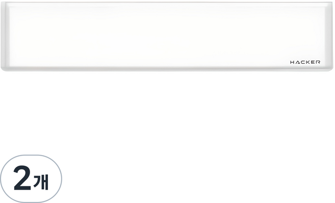 앱코 ARC1 풀배열 팜레스트, 클리어 아크릴, 2개