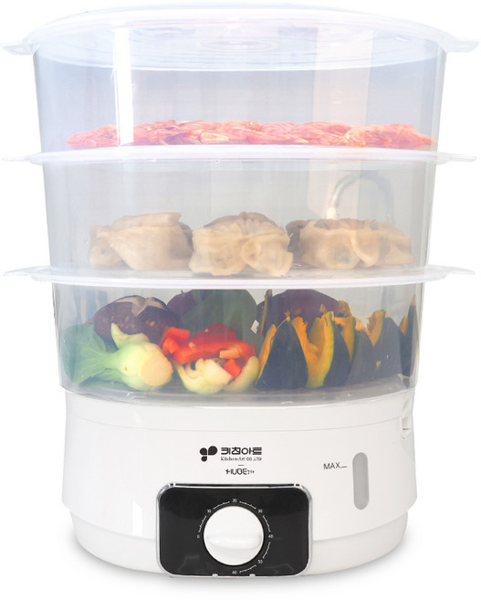 키친아트 허브 3단 스팀 전기찜기, KA-3450NK