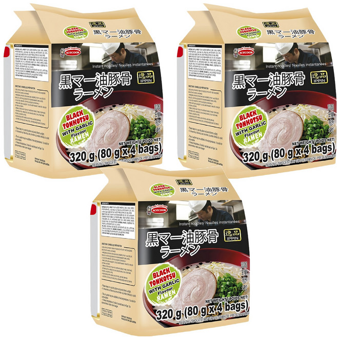 AceCOOK IPPIN 逸品 蒜香豚骨風味麵 80g, 12包