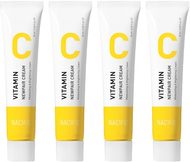 네시픽 비타민C 뉴페어 크림, 15ml, 4개 - 쿠팡