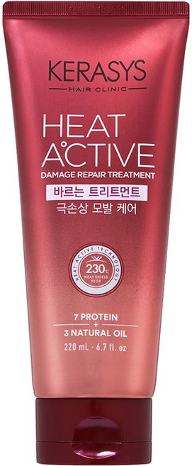 케라시스 히트 액티브 극손상 바르는 트리트먼트, 220ml, 1개 - 쿠팡