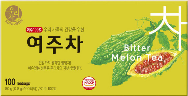 우리차 여주차, 800mg, 100개입, 1개