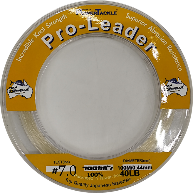 AMiKA 超硬碳纖線 Pro-Leader HARD CARBON 7 超強耐磨 高強度 德國製造, 1個, 透明