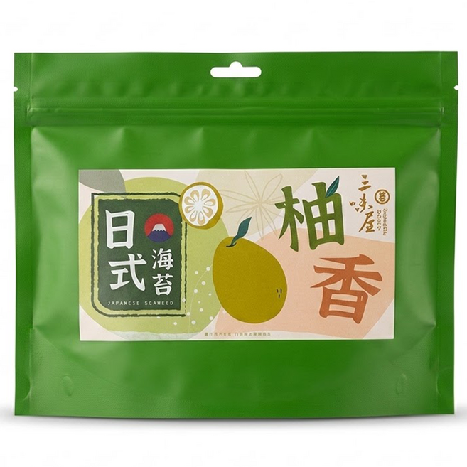 三味屋 日式柚香海苔 32g, 1包