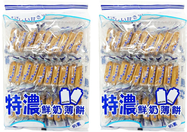 SUKHI 特濃鮮奶薄餅, 300g, 2袋