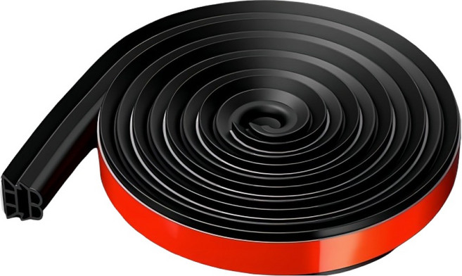 다온셀렉트 자동차​ 풍절음 차단 고무몰딩 B타입 10m, 1개