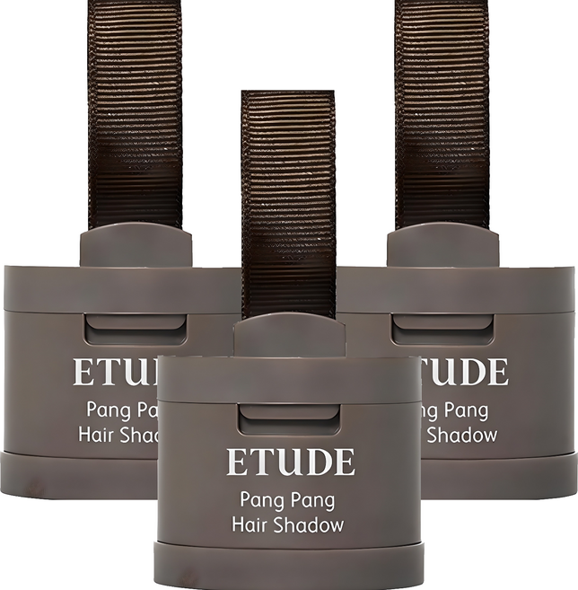 에뛰드 팡팡 헤어 섀도우 3.5g, 다크브라운, 3개