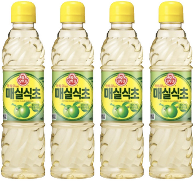 오뚜기 매실 식초, 900ml, 4개
