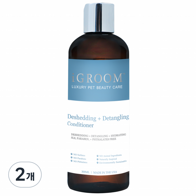 아이그룸 강아지 디세딩 디탱글링 컨디셔너, 300ml, 1개입, 2개