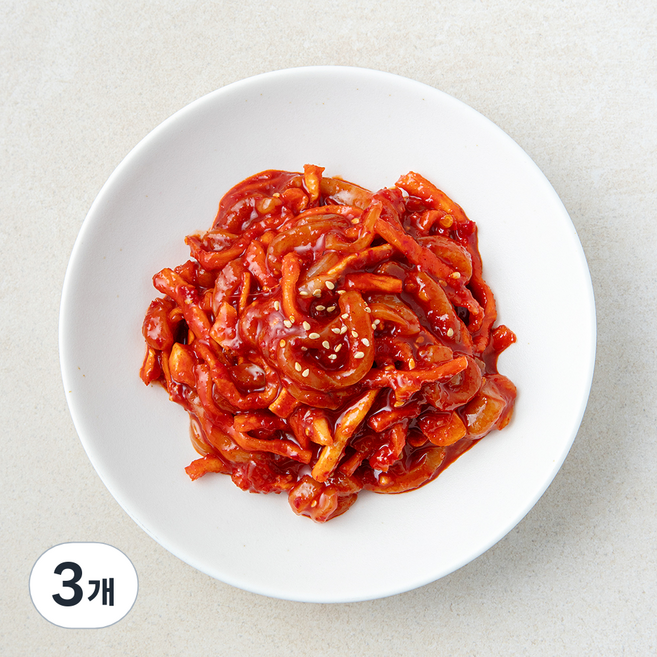 반찬단지 무말랭이 품은 오징어젓, 1kg, 3개