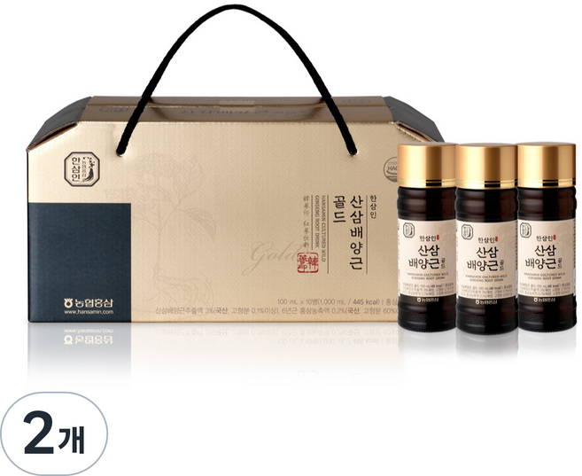 한삼인 산삼배양근 골드, 1L, 2세트