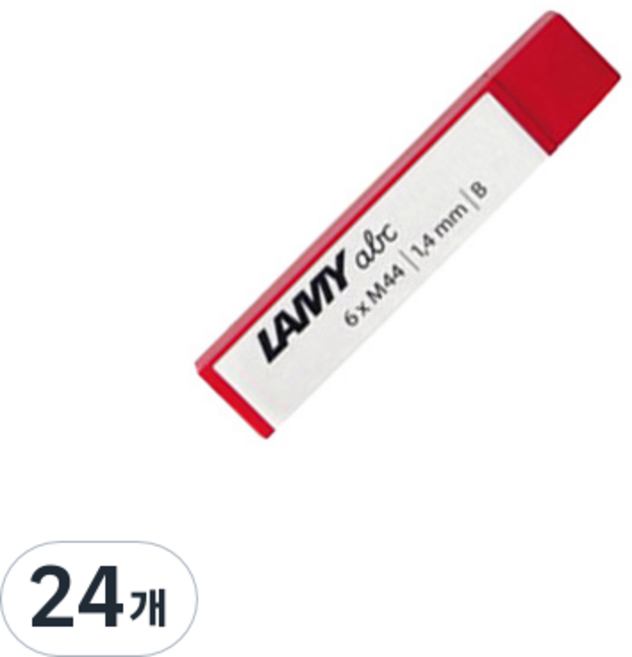 LAMY ABC용 샤프심 B, 1.4mm, 24개