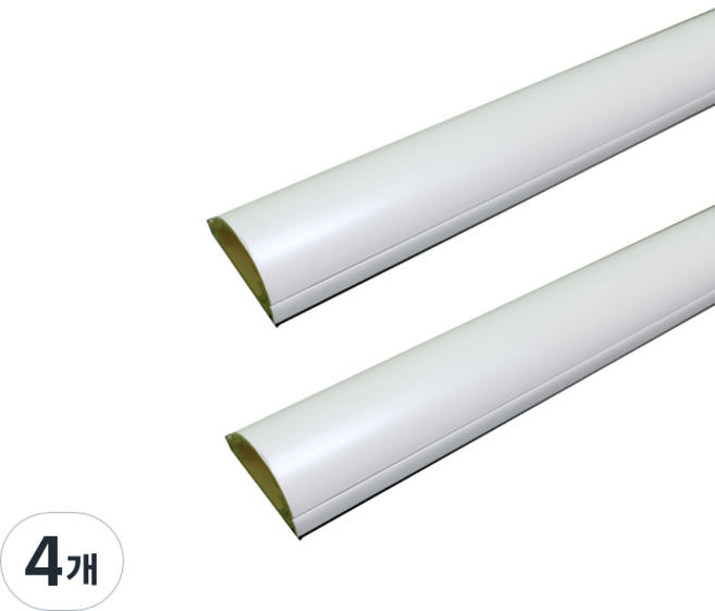 케이엠 고강도 전선몰딩 5호, 백색, 4개