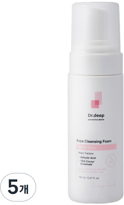 닥터딥 아크파 클렌징폼, 150ml, 5개