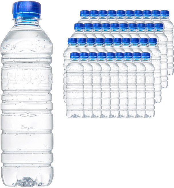 탐사수 무라벨, 500ml, 40개