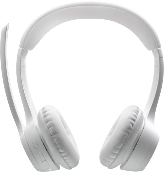 logitech 羅技 Zone 300 Wireless 主動降噪 耳罩式 耳機 內建麥克風 USB-C 20H Playtime 珍珠白 Noise-canceling mic A00191
