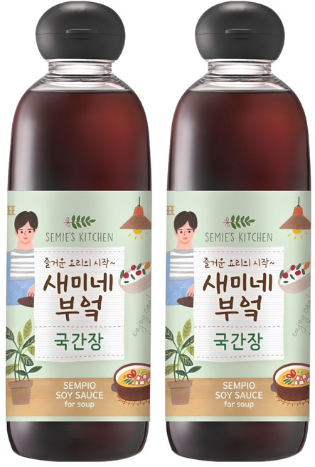 새미네부엌 국간장, 830ml, 2개