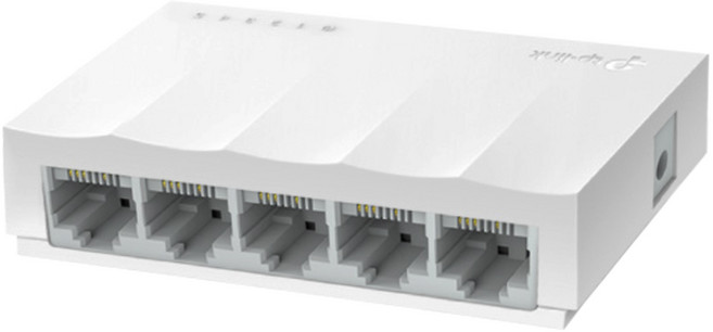 tp-link LS1005 UN 版本1 5埠10/100M交換器 塑膠殼, 1個