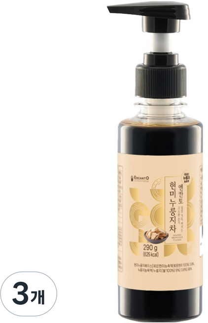 ENCANTO 玄米鍋巴茶濃縮液, 3個, 290g