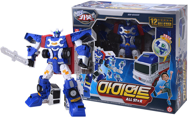 초이락 헬로카봇 아이언트 올스타 로봇장난감, 혼합색상, 1개