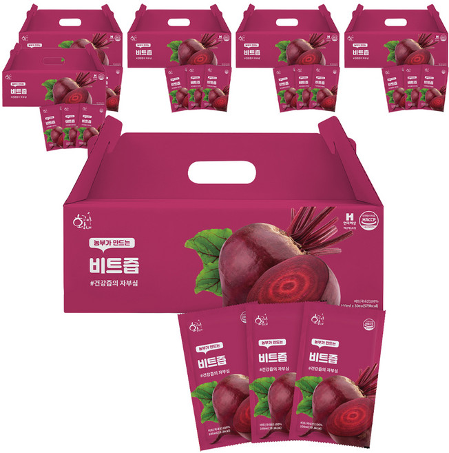 황금이네 국내산 비트즙, 100ml, 180개