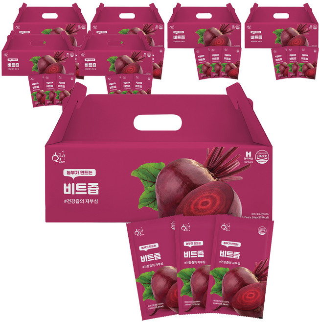 황금이네 국내산 비트즙, 100ml, 210개