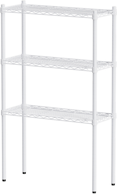 dayneeds 日需百備 輕型 烤漆架 鐵力士架 收納層架 鞋架 展示架 鐵架, 3層, 白色