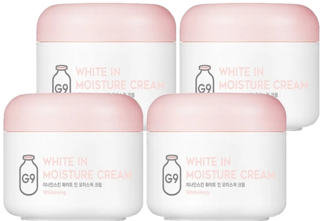 지나인스킨 화이트 인 모이스처 크림, 100ml, 4개 - 쿠팡