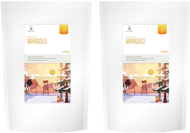 닥터루트 마리골드차 삼각티백, 1.2g, 100개입, 2개