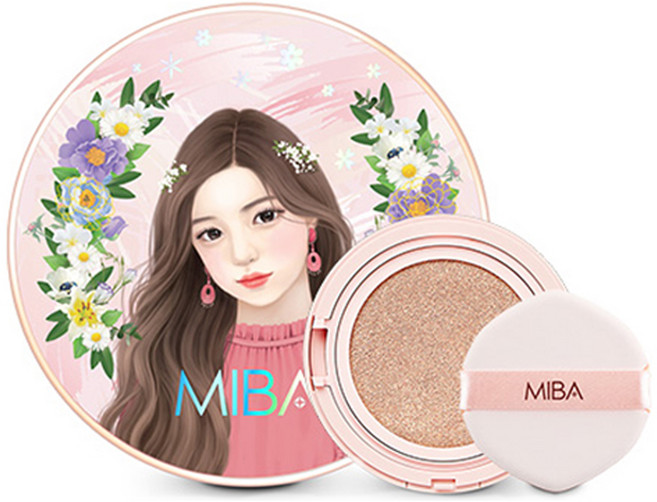 미바 이온칼슘 더블 쿠션 파운데이션 알엑스 본품 25g + 리필 25g, 21호화사한피부, 1개